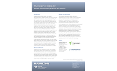 Microlab 600 Diluter Versatile Tool for Handling Hyaluronic Acid Solutions - Application Note