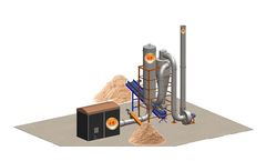 Biomass Dryer Machine System