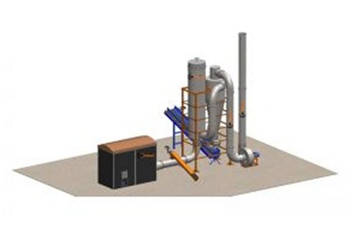 Sawdust Biomass Dryer