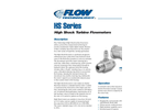 Model HS Series - Turbine Flowmeter Brochure