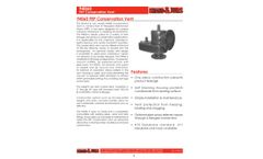 Shand & Jurs 94060 FRP Conservation Vent (Pressure/Vacuum) - Datasheet