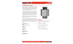Shand & Jurs Biogas 97200 Flame Check - Datasheet
