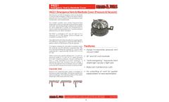 Shand & Jurs 94221 Emergency Vent and Manhole Cover (Pressure and Vacuum) - Datasheet