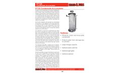 Shand & Jurs 97125 Condensate Accumulator - Datasheet