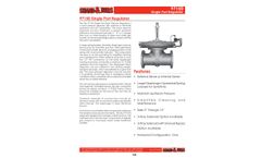 Shand & Jurs Biogas 97150 Single Port Regulator - Datasheet