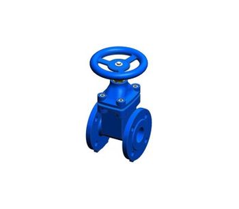 Polix-Export - Model F4 DN40–DN500 - Resilient Seated Flat Body Non Rising Stem Gate Valve