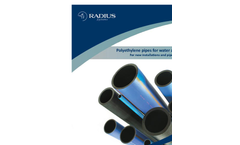Radius - Model PE100 - High Density Polyethylene Black Potable Water Pipe Brochure