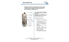 Genomic - Model Maxi-Grinder Solo - Grinder Homogeneizer - Brochure