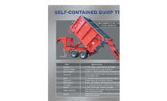 Self-Contained Dump Trailer - Technical Specifications