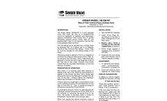 Singer Valve 106/206-RF Flow Limiting Control Valve - Operations Guide