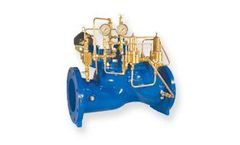 Singer Valve - Model 106/206-RPS-RR - Surge Anticipating on Rate of Rise of Pressure Relief Valve
