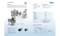 Packo - Model RMO Series - Pump for Milk Collection for Trucks and Trailers - Datasheet