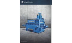 Kavurlar - Model CSB Series - Metal Scrap Baler - Brochure
