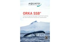 Aquato - Model ORKA - Wastewater Treatment Plant - Brochure
