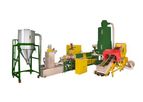 Lung Meng - Model PW85, PW100 - Side-Feeding / Water Cooling Die Face Cut Recycling Machine