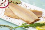 Hot Smoked Rainbow Trout Fillet (Oncorhynchus Mykiss)