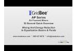 GridBee AP Series 30 Second Quick Overview For Equalization Basins & Ponds By Medora Corporation - Video