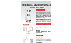 BPHE - Model D070 - Double Wall Brazed Plate Heat Exchanger Brochure