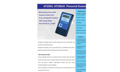 Atomtex - Model AT2503, AT2503A - Personal Radiation Dosimeter - Brochure