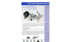 Atomtex - Model AT1117M - Radiation Monitor - Brochure