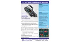 Atomtex - Model AT1120, AT1120A - Radiation Monitors - Datasheet