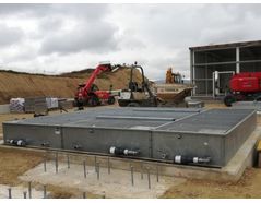 BAFX - Modular containment bunds fitted with a fire extinguishing system