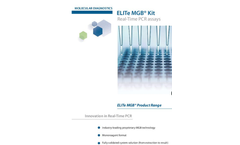 CMV ELITe - Model MGB - Transplant Pathogen Monitoring Kit - Brochure