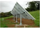 Ground Mounted Mono Post T Rack 3 Panel Solar Mounting Kit