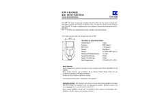 GW-Sprinkler - Model RTI > 100 - Standard Response Automatic Sprinklers Heads - Brochure