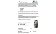 GW 25 Year Sprinkler Inspection (to CEA 4001 & EN12845 Annex K) - Brochure
