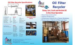 Sebright Products Oil Filter Recycler Reclamation System - Brochure