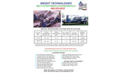 Bright Technologies - Belt Filter Press Rental for Sludge Dewatering - Brochure
