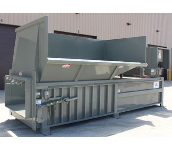 Sebright - Model 9860-1-6, 9860-1-7, and 9860-2-6 - 6 Cubic Yard Capacity Industrial Stationary Compactor