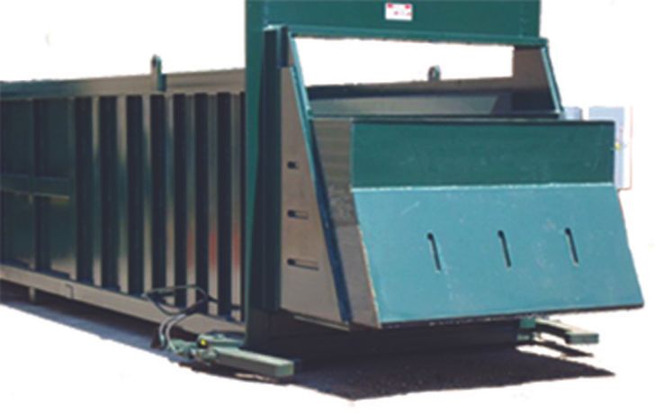 Sebright 12680T-2-7-170-PW 14 Cubic Yard Capacity Transfer Station ...