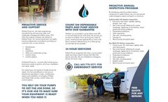 Proactive Water Pump Services & Support - Brochure