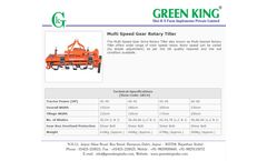 KS-Farm - Model GK14 - Multi Speed Gear Rotary Tiller - Brochure