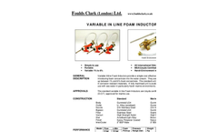 Variable In Line Foam Inductor Brochure