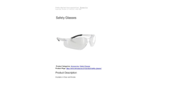 Safety Glasses Brochure