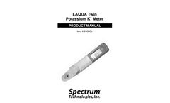 LAQUA - Twin Potassium Meter - Manual