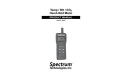 Spectrum - Temp/RH/CO2 Meters - Manual
