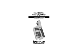 SPAD - 502 Plus - Chlorophyll Meter - Manual