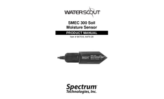 WaterScout - Model SMEC 300 - Soil Moisture/EC/Temperature Sensor - Product Manual