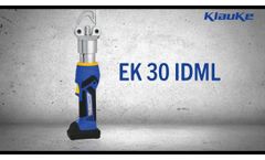 EK 30 ID ML Battery-Powered Hydraulic Crimping Tool 6 - 120 mm?? - Video