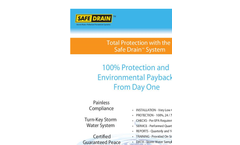 Safe Drain Operation & Maintenance Service Manual