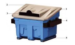 Model CPRL-3000-R - Front Load Heavy Duty Recycling Container