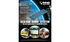 GeoLogic Orion - Version GCS - Density for Landfill Management Software - Brochure