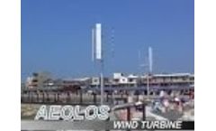 2KW Vertical Axis Wind Turbine- Aeolos-V Video