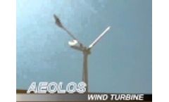 AEOLOS 1KW Roof Top Wind Turbine Video