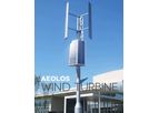 Aeolos - Model V 600W - Rooftop Vertical Wind Turbine