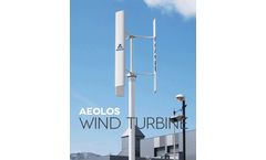 Aeolos - Model V 1kW - Vertical Axis Wind Turbine